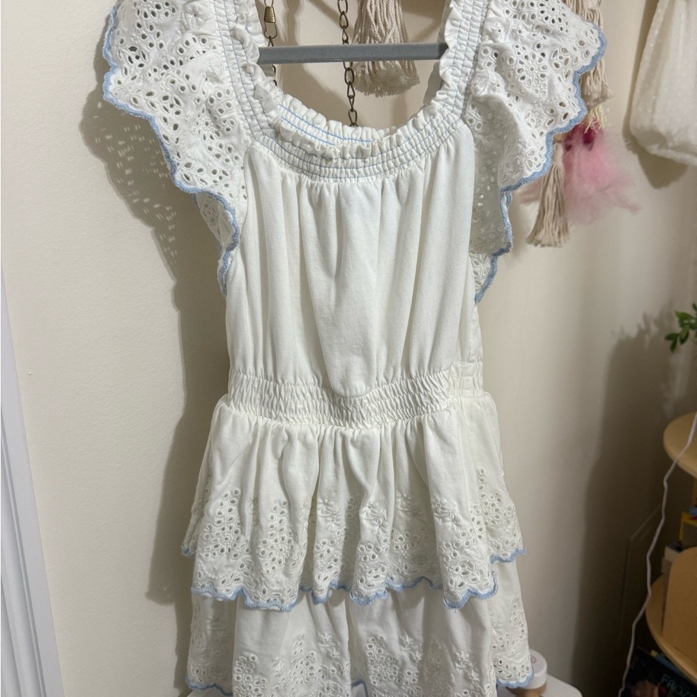 Ralph Lauren White Eyelet Kids Dress 3T